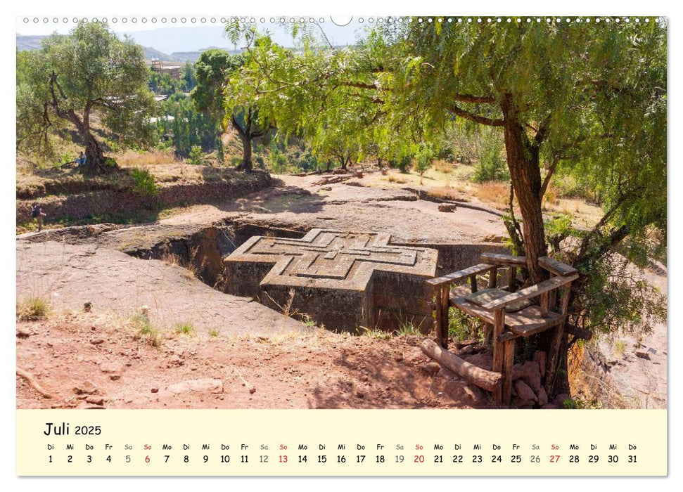 Äthiopien - Hochland in Afrika (CALVENDO Premium Wandkalender 2025)