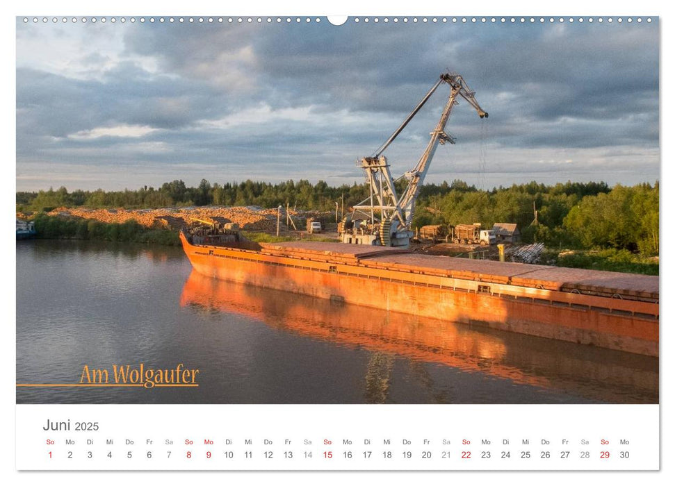 Auf Russlands Wasserwegen (CALVENDO Wandkalender 2025)