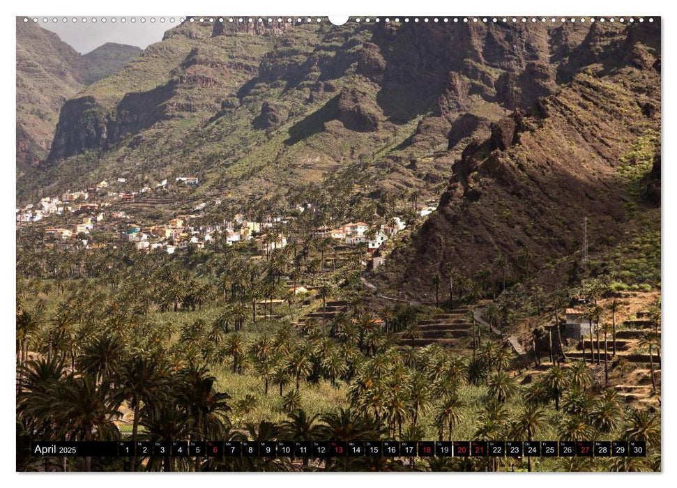 La Gomera - Valle Gran Rey (CALVENDO Wandkalender 2025)