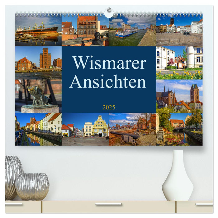 Wismarer Ansichten 2025 (CALVENDO Premium Wandkalender 2025)