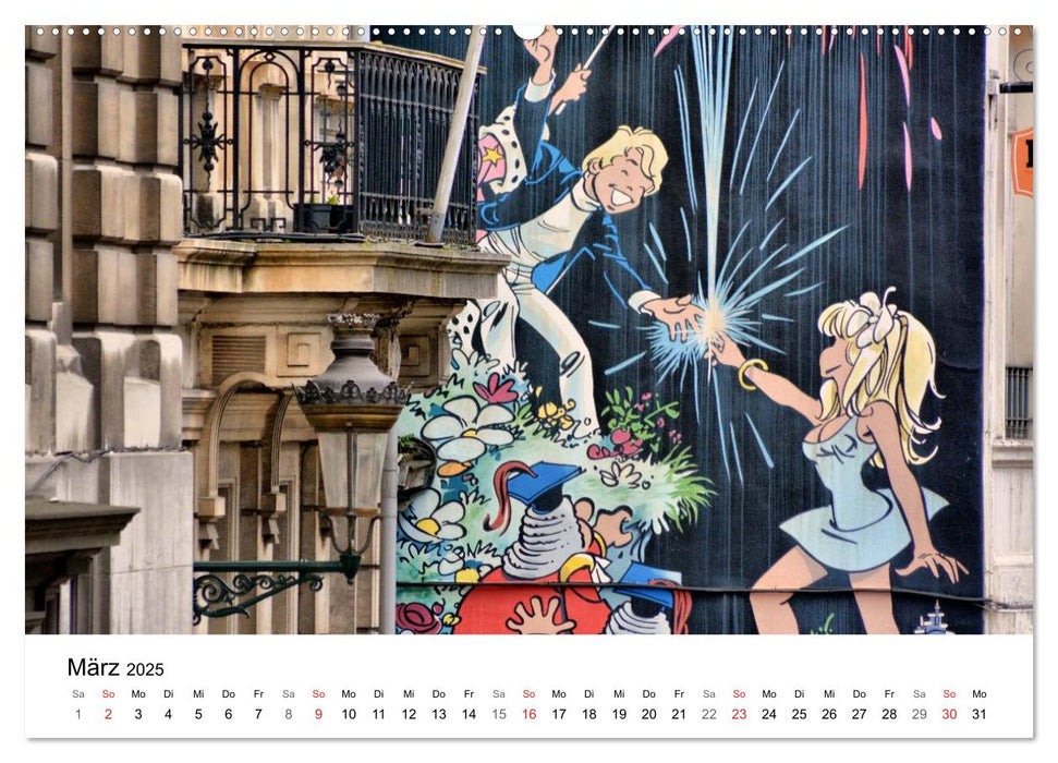 300mm - Brüssel (CALVENDO Premium Wandkalender 2025)