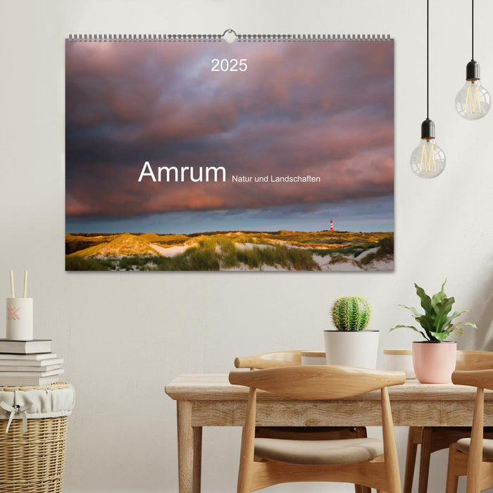 Amrum. Natur und Landschaften (CALVENDO Wandkalender 2025)