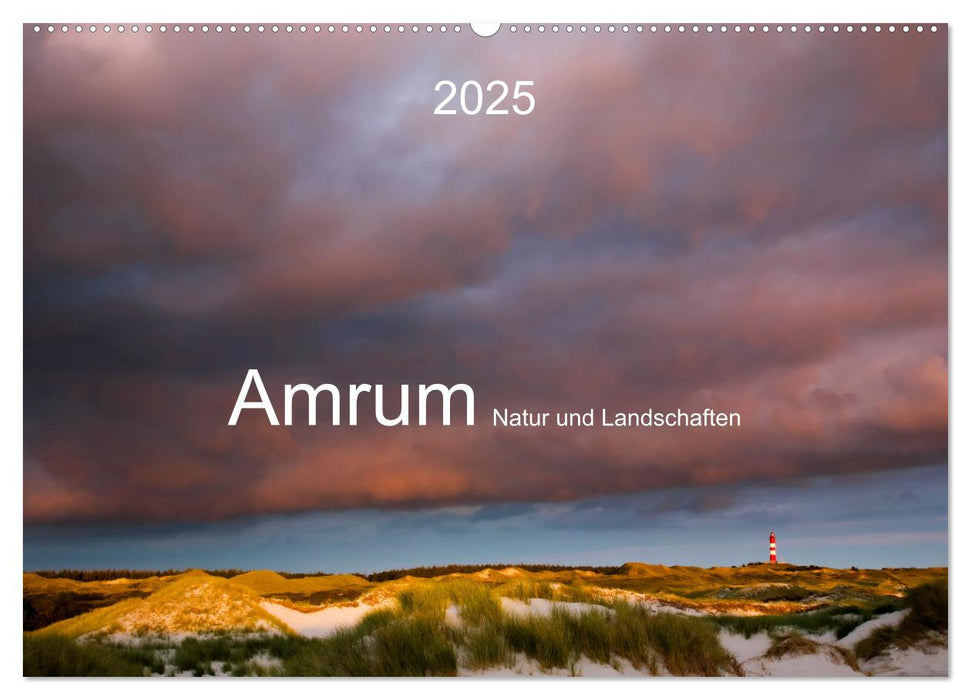 Amrum. Natur und Landschaften (CALVENDO Wandkalender 2025)