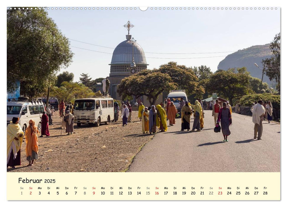 Äthiopien - Hochland in Afrika (CALVENDO Wandkalender 2025)