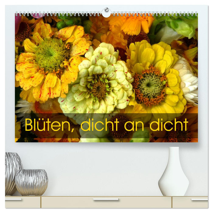 Blüten dicht an dicht (CALVENDO Premium Wandkalender 2025)