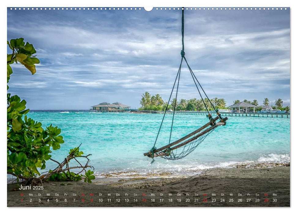 Malediven Impressionen aus dem Paradies (CALVENDO Premium Wandkalender 2025)