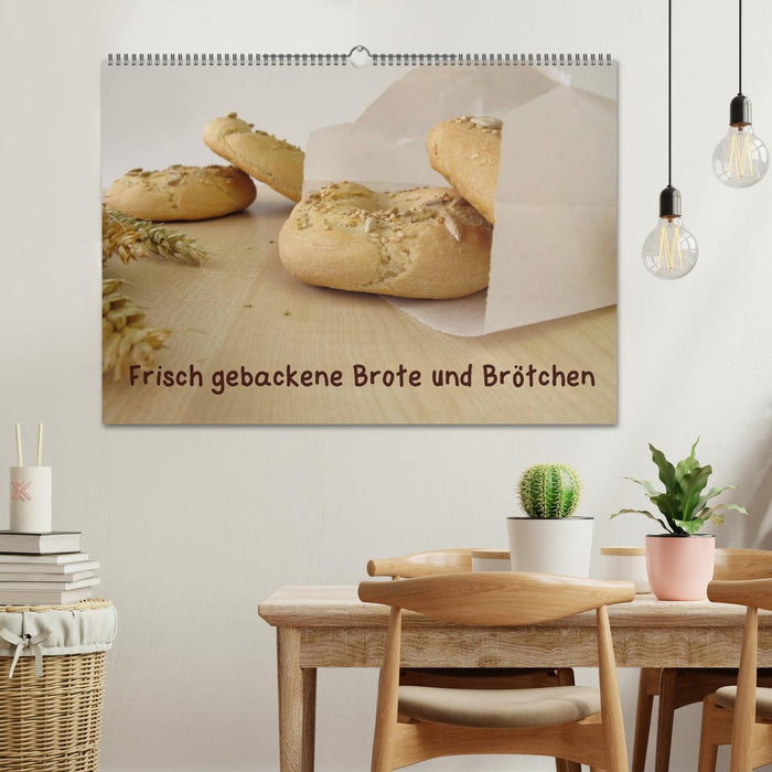 Frisch gebackene Brote und Brötchen (CALVENDO Wandkalender 2025)