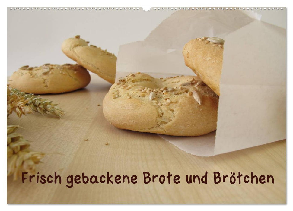 Frisch gebackene Brote und Brötchen (CALVENDO Wandkalender 2025)