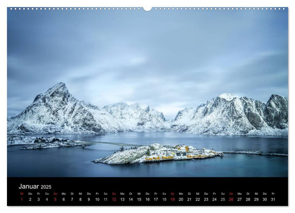 Lofoten Impressionen von Armin Fuchs (CALVENDO Premium Wandkalender 2025)