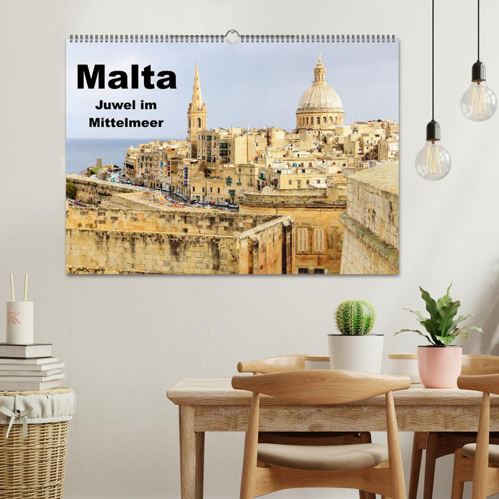 Malta - Juwel im Mittelmeer (CALVENDO Wandkalender 2025)