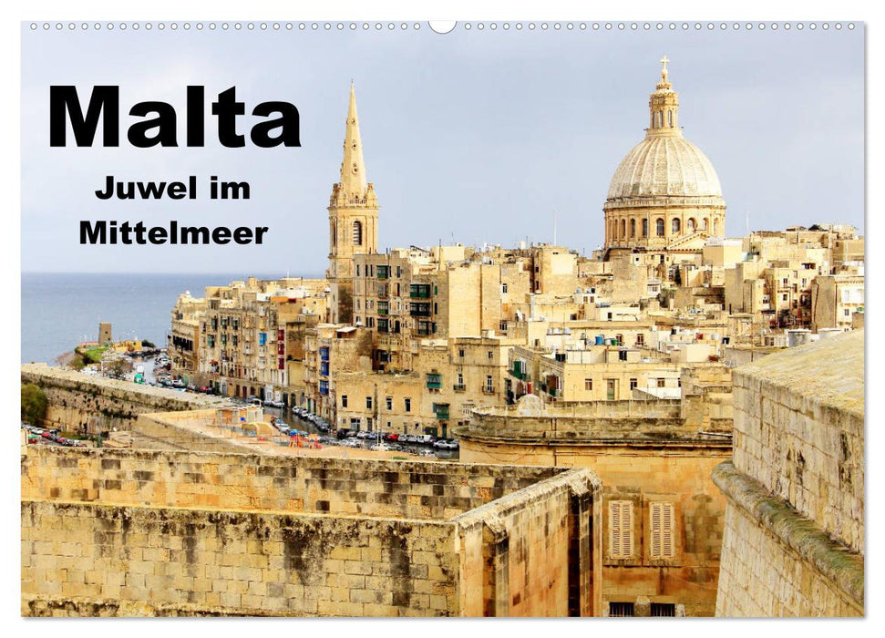 Malta - Juwel im Mittelmeer (CALVENDO Wandkalender 2025)