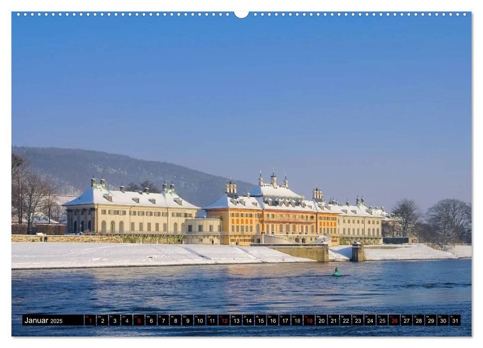 Dresden - Wunderschönes Elbflorenz (CALVENDO Premium Wandkalender 2025)