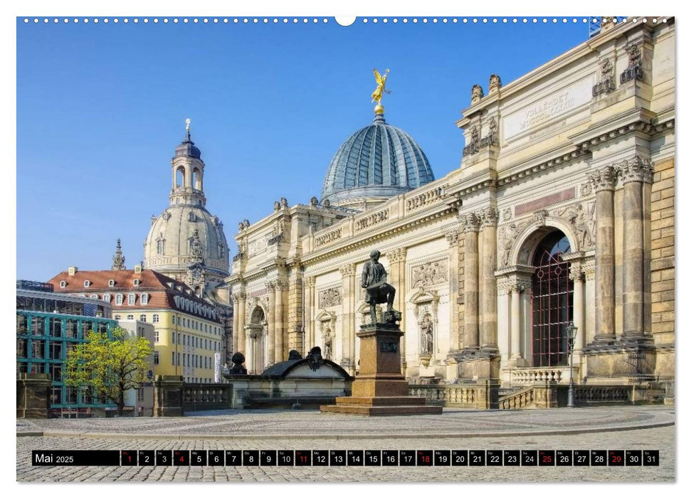 Dresden - Wunderschönes Elbflorenz (CALVENDO Premium Wandkalender 2025)