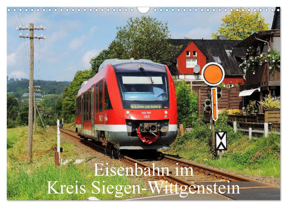 Eisenbahn im Kreis Siegen-Wittgenstein (CALVENDO Wandkalender 2025)