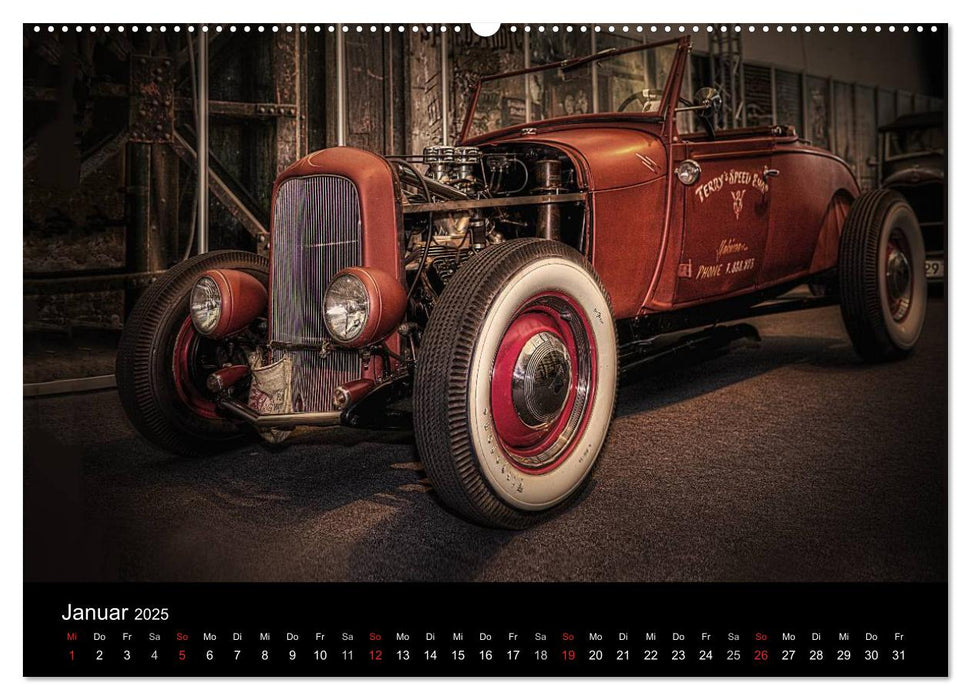 Custom Cars - Autos die begeistern (CALVENDO Premium Wandkalender 2025)