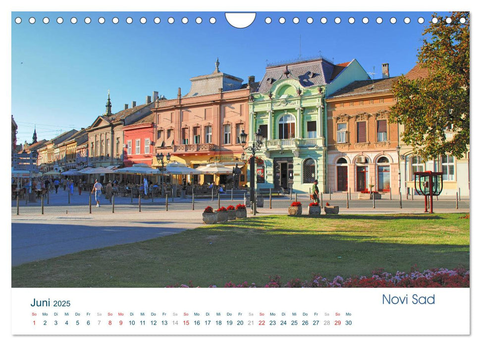 Quer durch Serbien (CALVENDO Wandkalender 2025)
