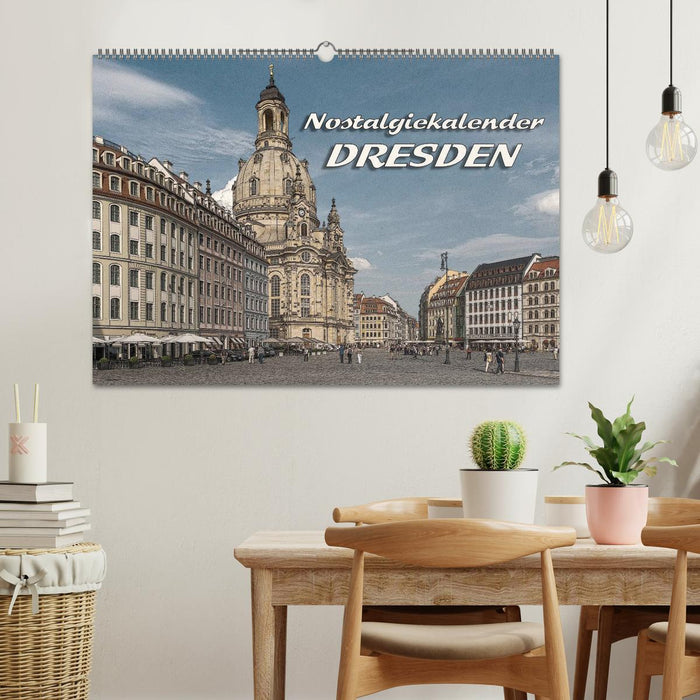 Dresden, Nostalgiekalender (CALVENDO Wandkalender 2025)