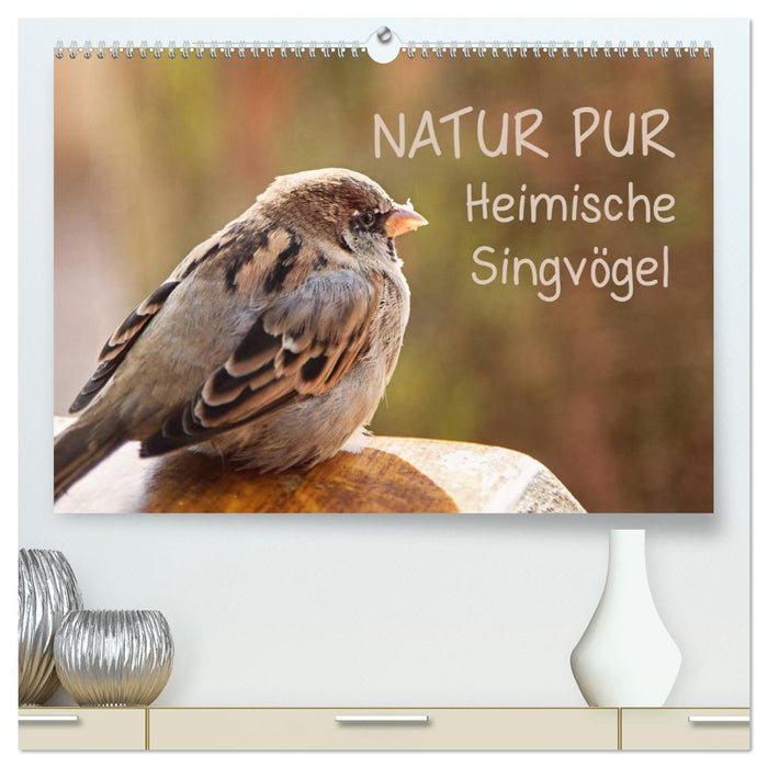 NATUR PUR Heimische Singvögel (CALVENDO Premium Wandkalender 2025)