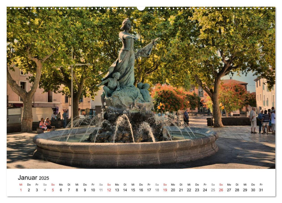 Frankreich- Städte und Dörfer des Languedoc-Roussillon (CALVENDO Premium Wandkalender 2025)