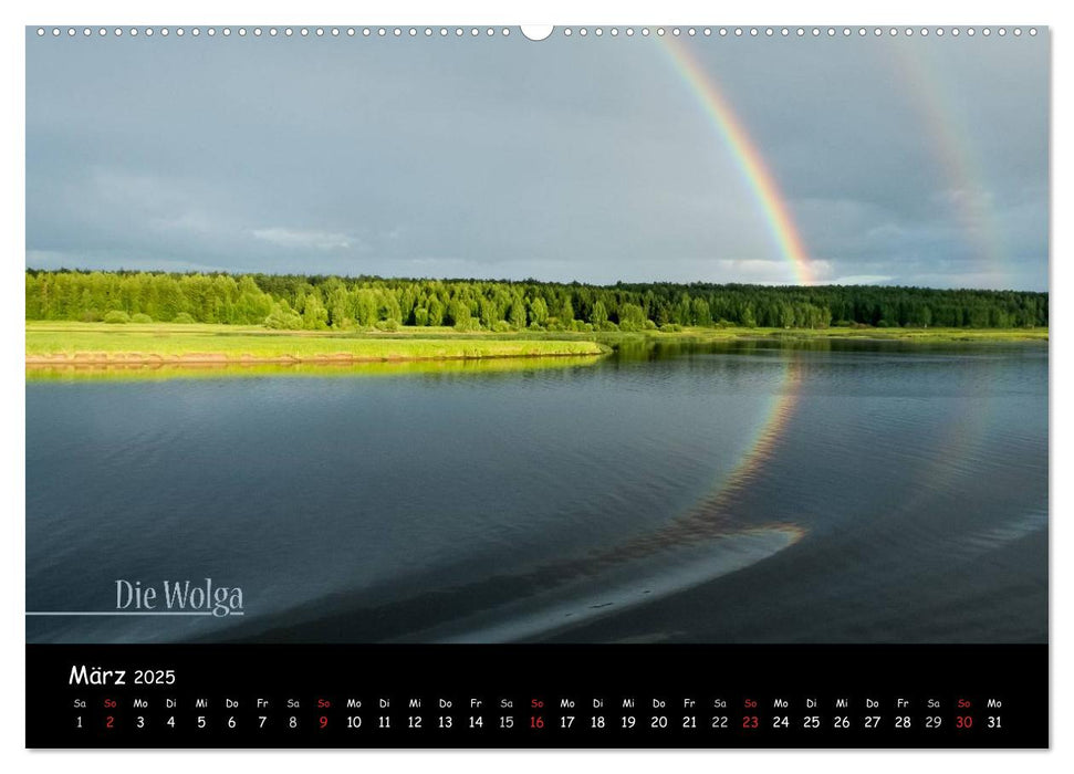 Von Moskau nach St. Petersburg (CALVENDO Premium Wandkalender 2025)