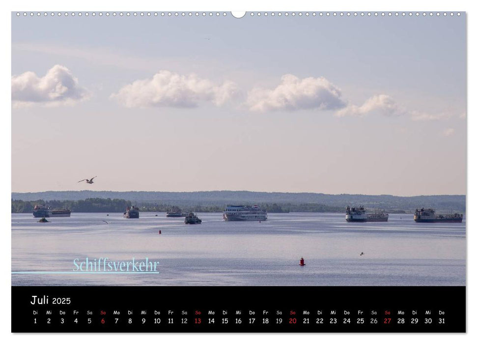 Von Moskau nach St. Petersburg (CALVENDO Premium Wandkalender 2025)