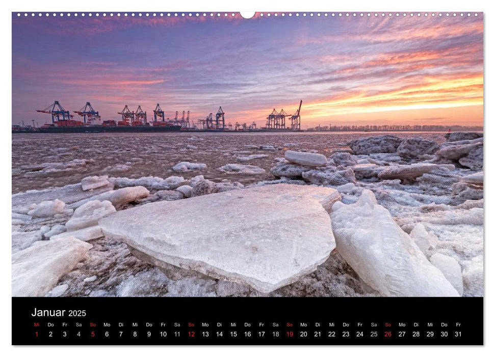 Hamburg . Das Tor zur Welt... (CALVENDO Premium Wandkalender 2025)