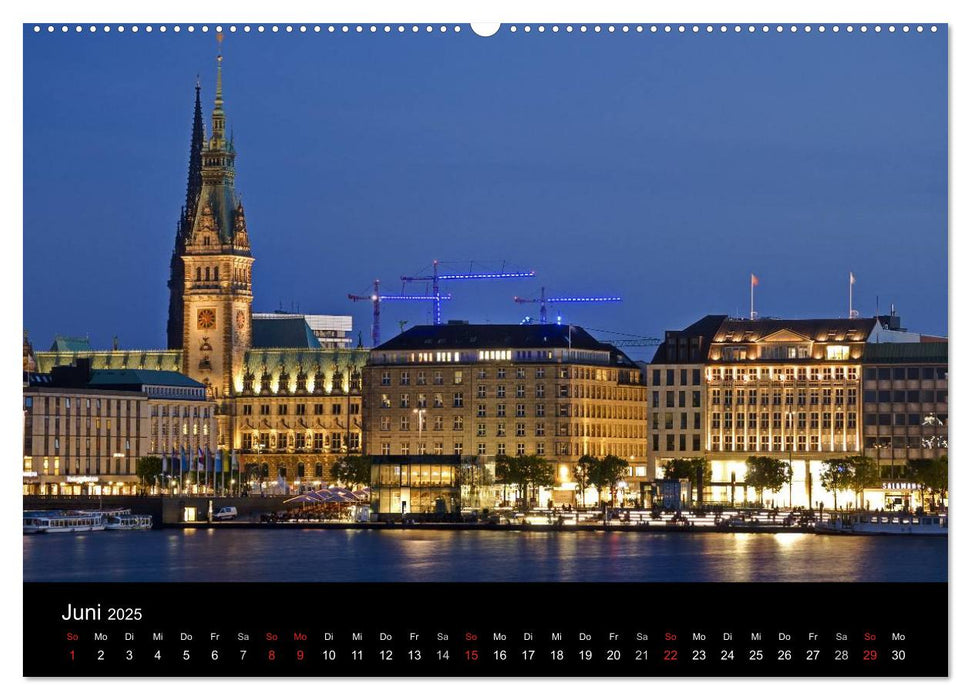 Hamburg . Das Tor zur Welt... (CALVENDO Premium Wandkalender 2025)