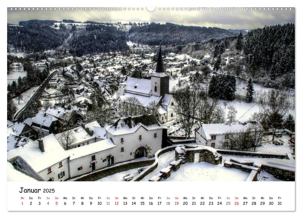 Die schönsten Orte der Eifel - Reifferscheid (CALVENDO Premium Wandkalender 2025)