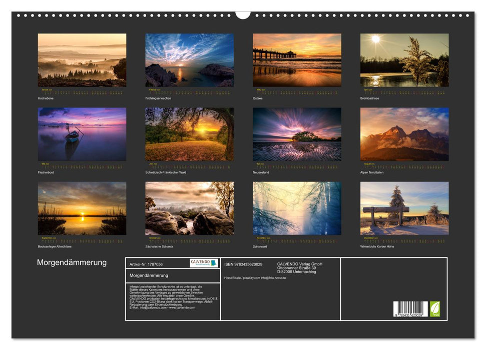 Morgendämmerung (CALVENDO Wandkalender 2025)