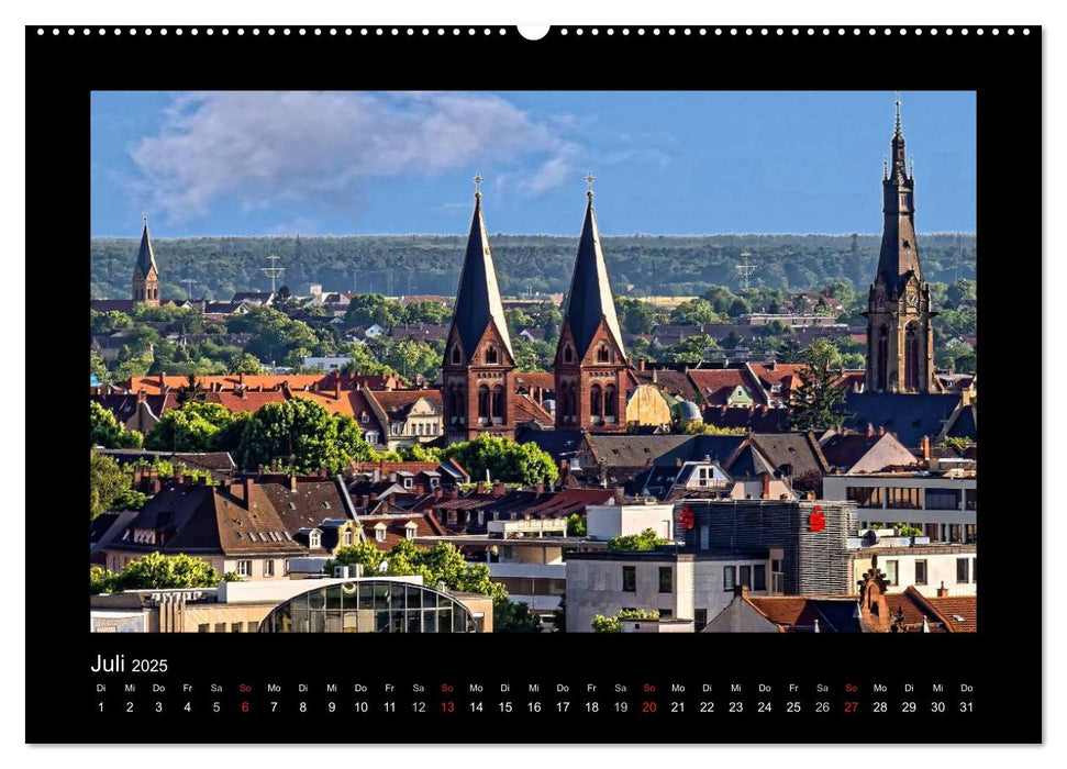 Heidelberg Views - Heidelberger Ansichten (CALVENDO Premium Wandkalender 2025)