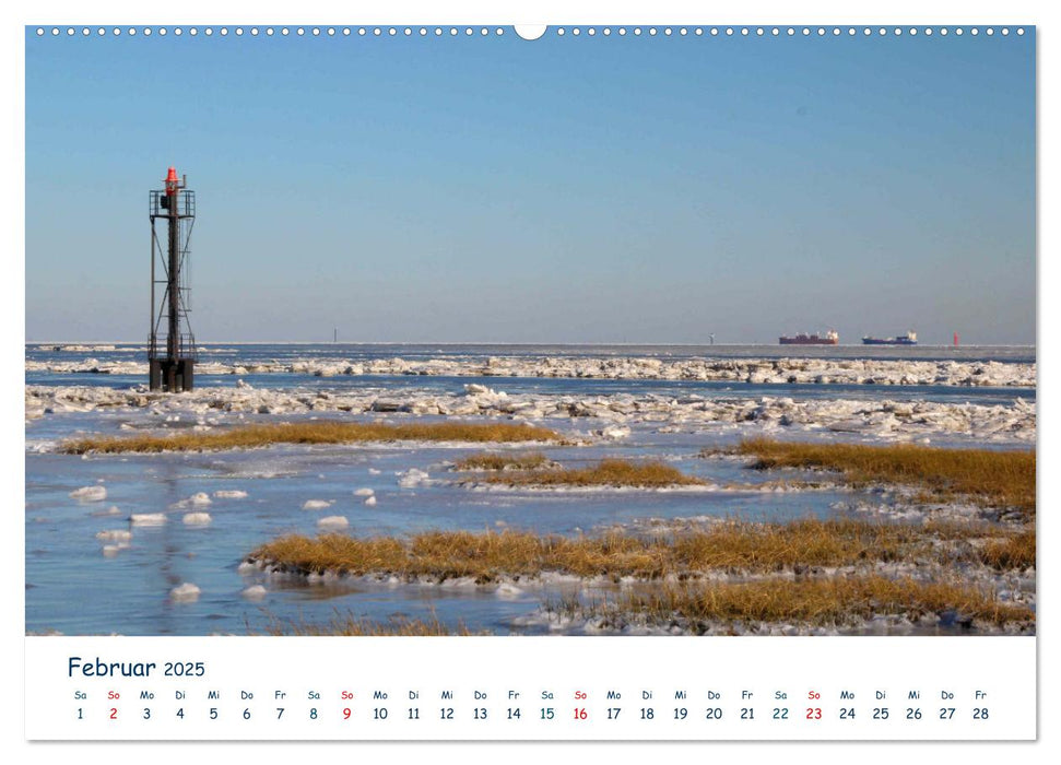 Butjadingen. Impressionen zwischen Jade und Nordsee (CALVENDO Premium Wandkalender 2025)