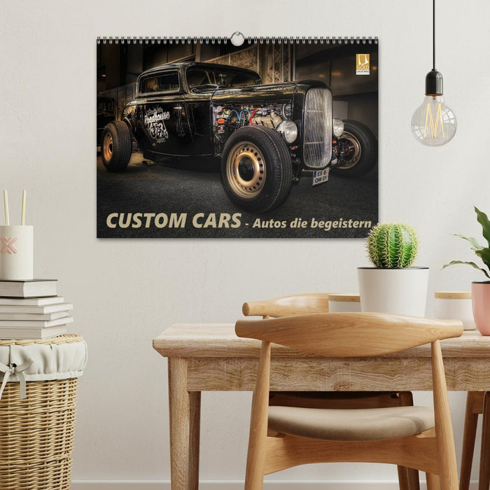 Custom Cars - Autos die begeistern (CALVENDO Wandkalender 2025)