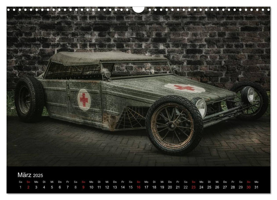 Custom Cars - Autos die begeistern (CALVENDO Wandkalender 2025)