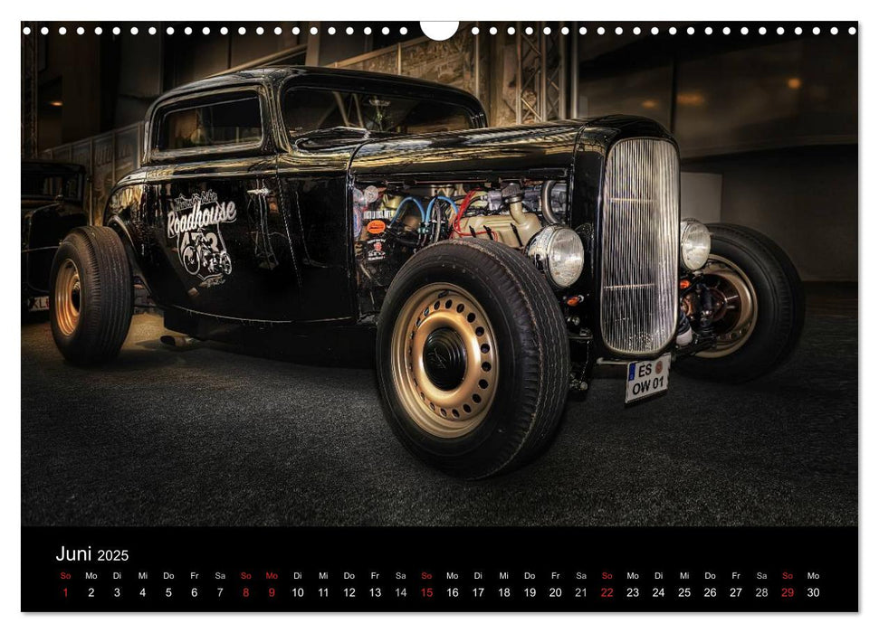 Custom Cars - Autos die begeistern (CALVENDO Wandkalender 2025)