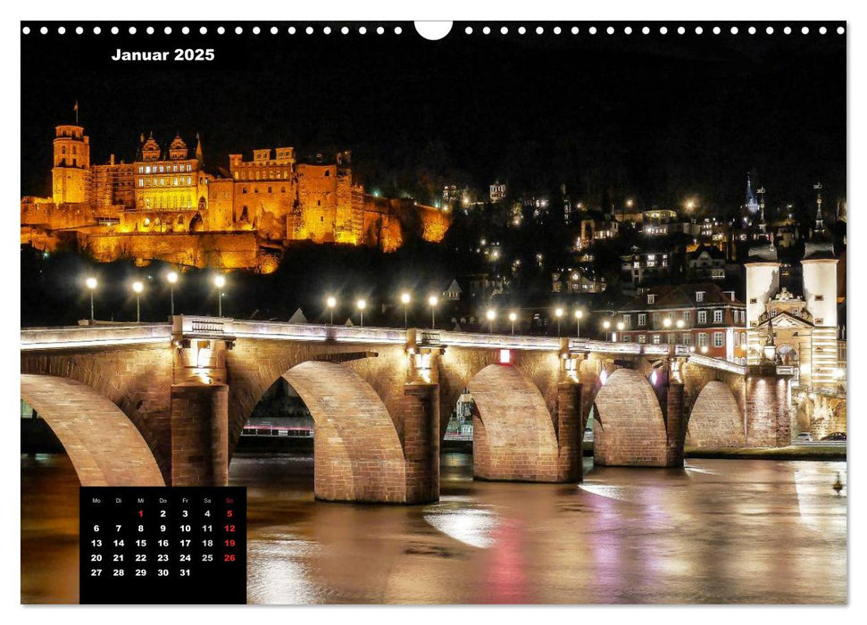 City Lights - Lichter der Nacht (CALVENDO Wandkalender 2025)