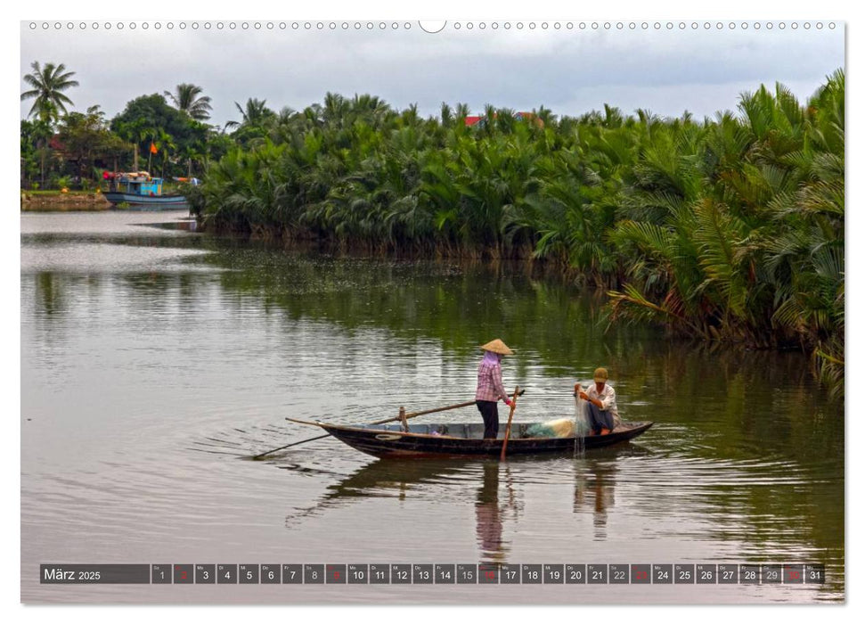 VIETNAM - Land der Flüsse (CALVENDO Premium Wandkalender 2025)