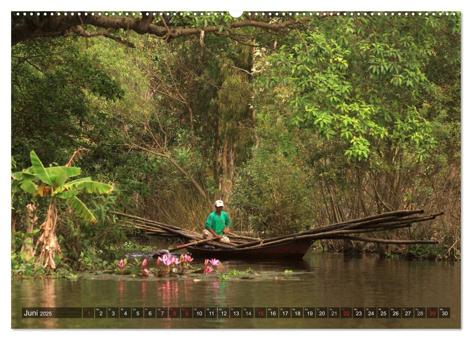 VIETNAM - Land der Flüsse (CALVENDO Premium Wandkalender 2025)