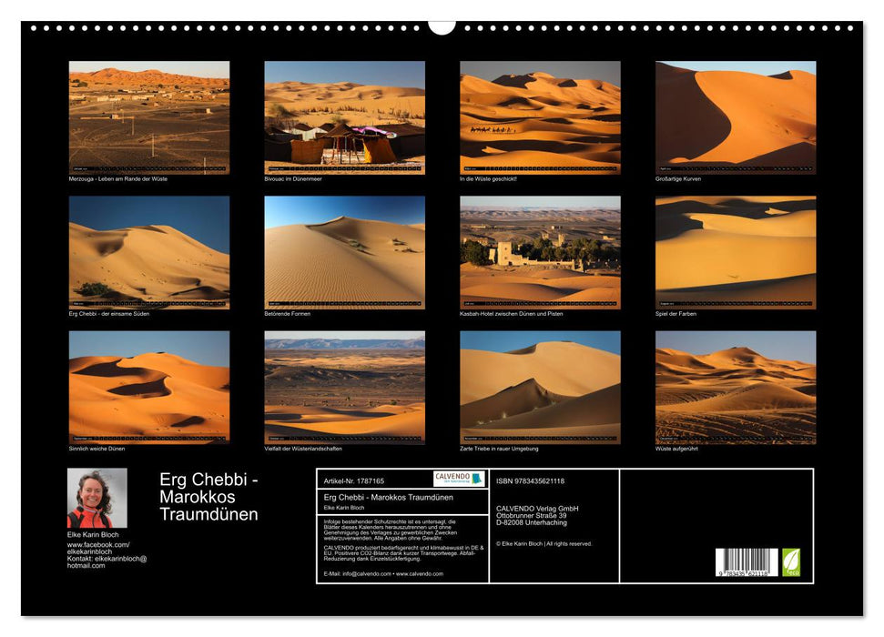 Erg Chebbi - Marokkos Traumdünen (CALVENDO Wandkalender 2025)