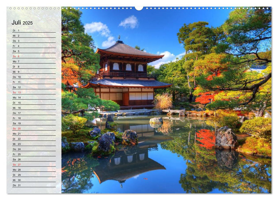 Japan. Im Land der aufgehenden Sonne (CALVENDO Premium Wandkalender 2025)