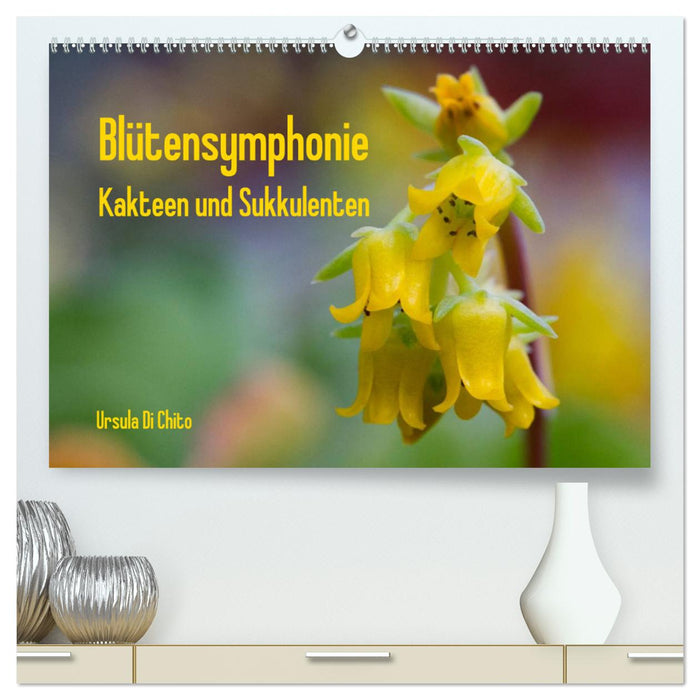 Blütensymphonie - Kakteen und Sukkulenten (CALVENDO Premium Wandkalender 2025)