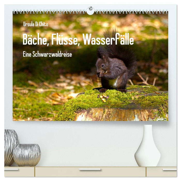 Bäche, Flüsse, Wasserfälle - Eine Schwarzwaldreise (CALVENDO Premium Wandkalender 2025)
