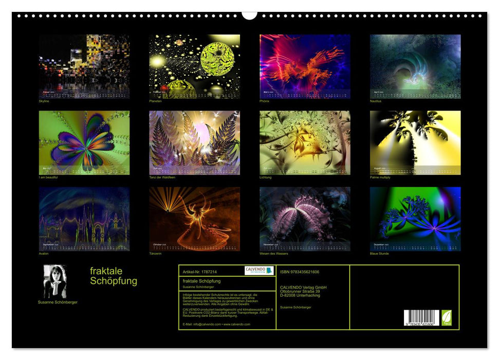 fraktale Schöpfung (CALVENDO Wandkalender 2025)