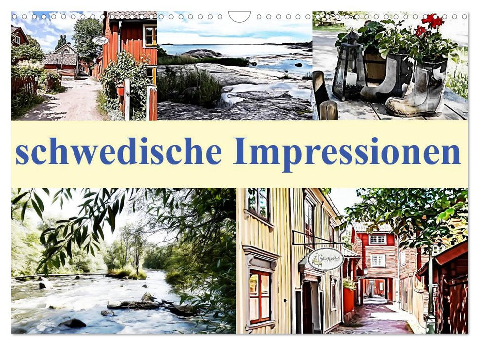 schwedische Impressionen (CALVENDO Wandkalender 2025)