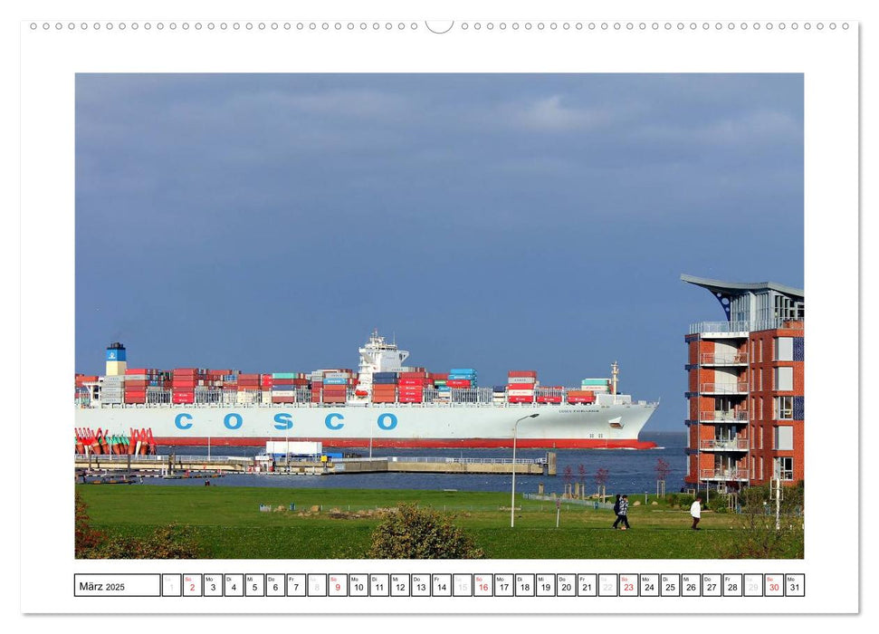 Nordseefeeling - Cuxhaven (CALVENDO Premium Wandkalender 2025)