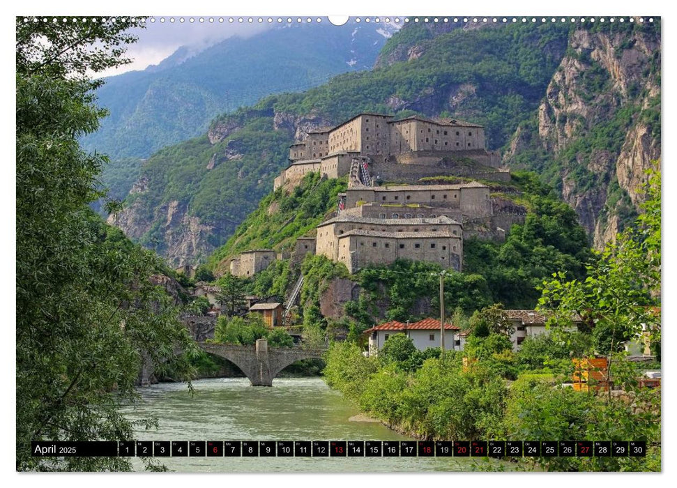 Burgen in Italien (CALVENDO Premium Wandkalender 2025)