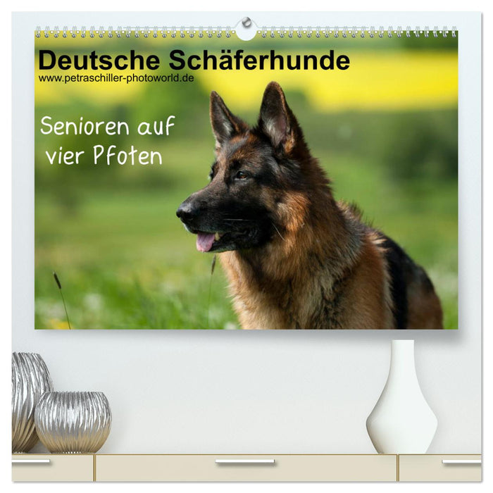 Deutsche Schäferhunde - Senioren auf vier Pfoten (CALVENDO Premium Wandkalender 2025)