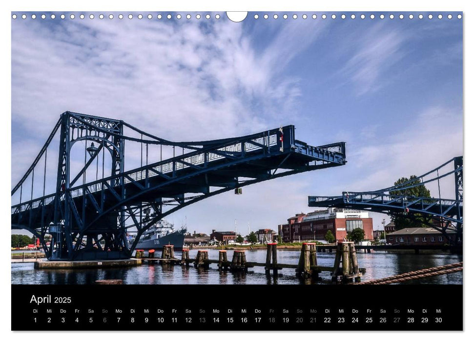 Kaiser-Wilhelm-Brücke Wilhelmshaven (CALVENDO Wandkalender 2025)