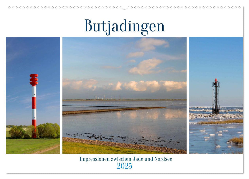 Butjadingen. Impressionen zwischen Jade und Nordsee (CALVENDO Wandkalender 2025)