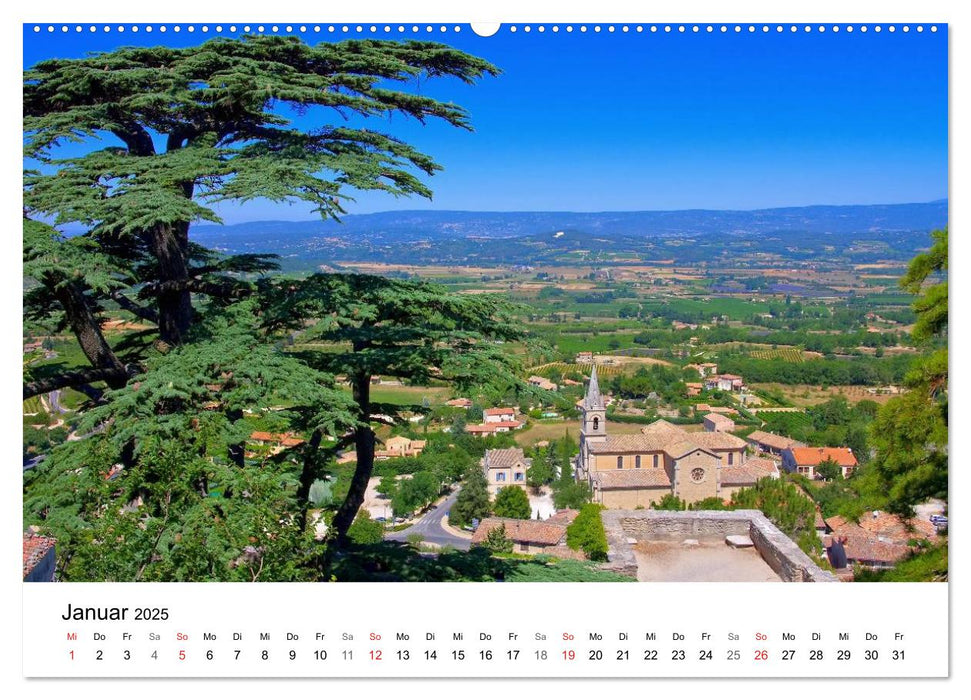 Provence - Zwischen Meer und Alpen (CALVENDO Premium Wandkalender 2025)