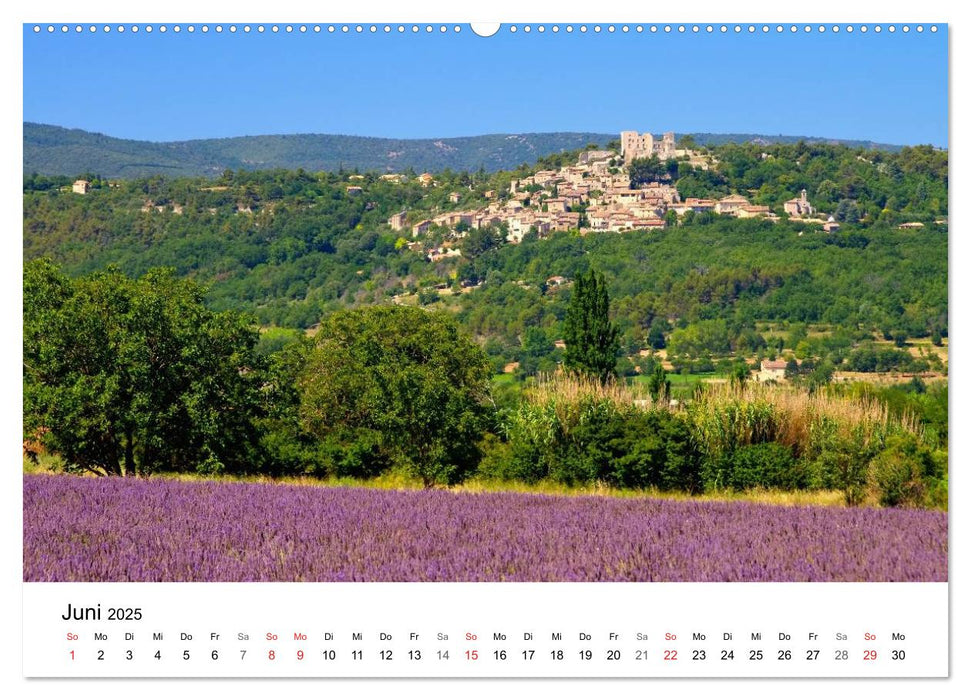 Provence - Zwischen Meer und Alpen (CALVENDO Premium Wandkalender 2025)